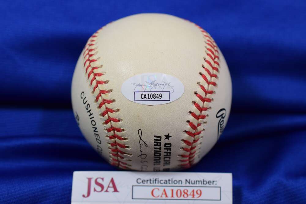 Pee Wee Reese HOF 84 JSA Coa Autograph National League Signed Baseball