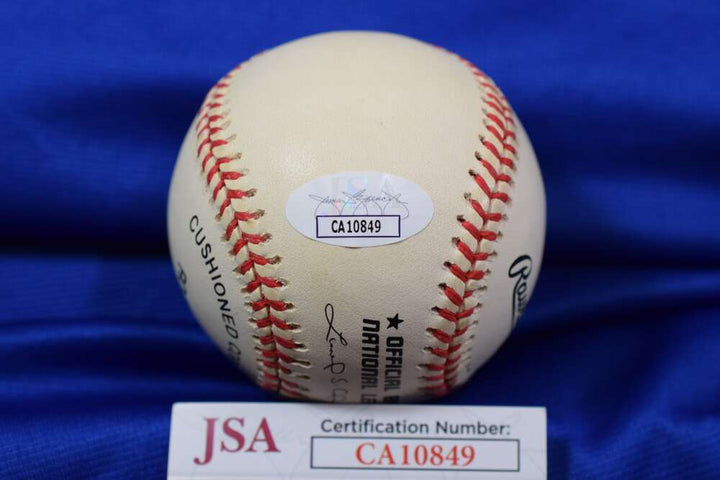 Pee Wee Reese HOF 84 JSA Coa Autograph National League Signed Baseball
