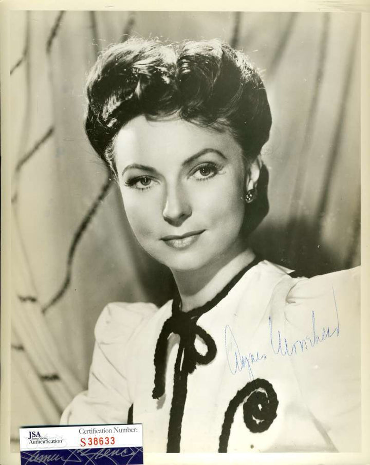 Agnes Moorehead Jsa Coa Hand Signed 8x10 Photo Authenticated Autograph