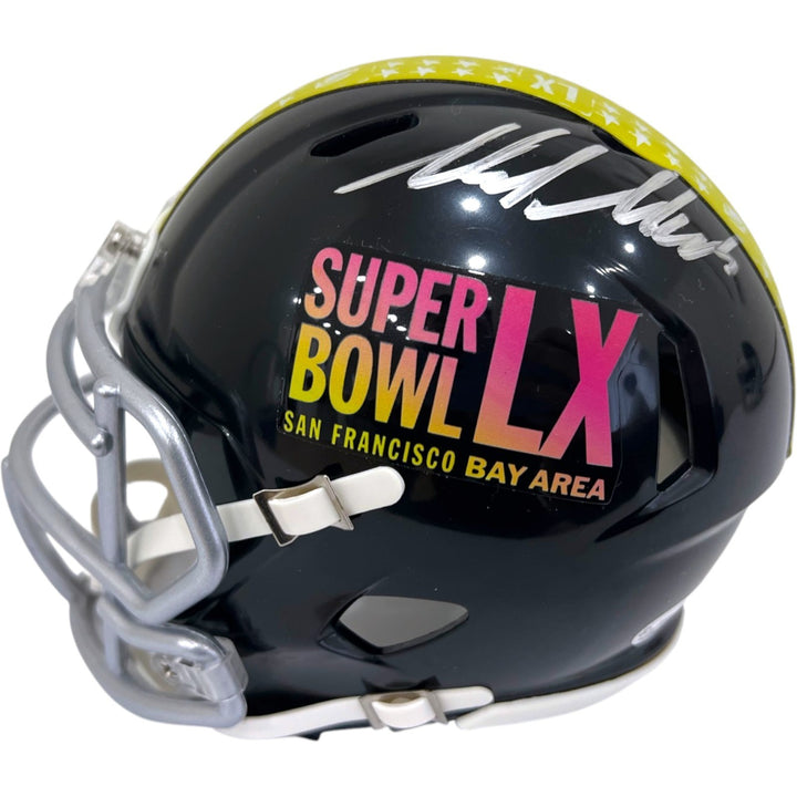 MIKE MACDONALD SIGNED SEAHAWKS SUPER BOWL LX MINI HELMET 2026 CHAMPION JSA