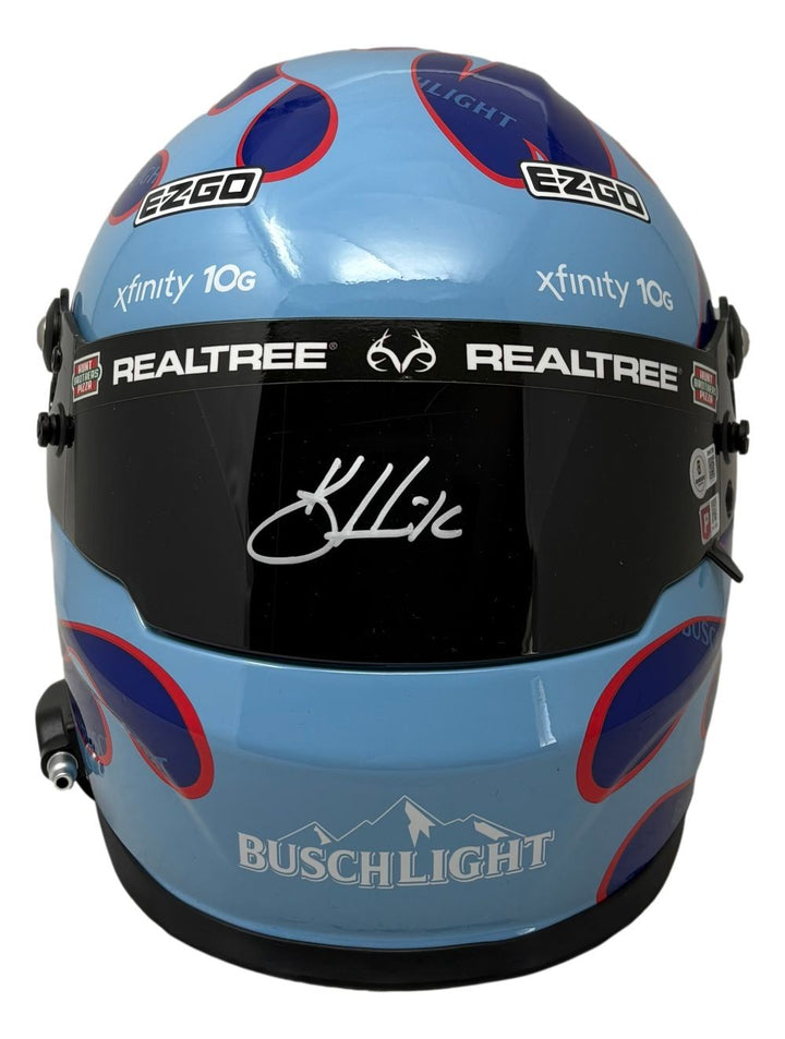 Kevin Harvick Signed NASCAR Busch Light Full Size Replica Racing Helmet BAS