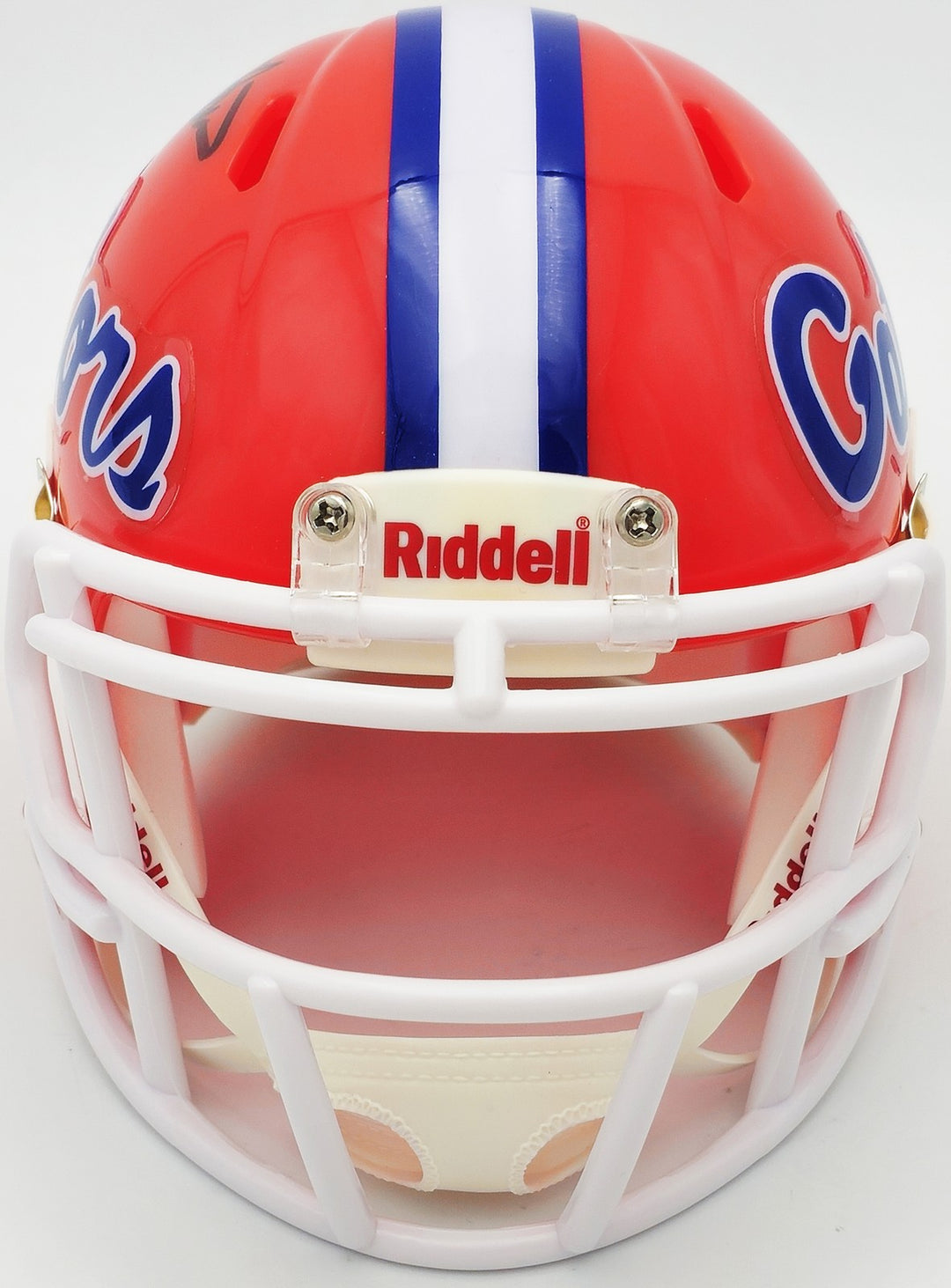 Steve Spurrier Auto Signed Florida Gators Orange Speed Mini Helmet Beckett Wit