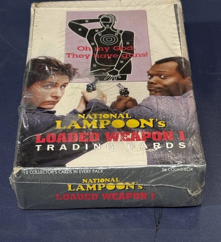 National Lampoon's Loaded Weapon 1 Trading Cards 1993 Sealed Wax Box 36 Packs