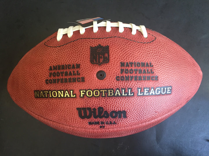 Don Larsen Yankees signed official NFL Football auto INS WS PG agent holo COA