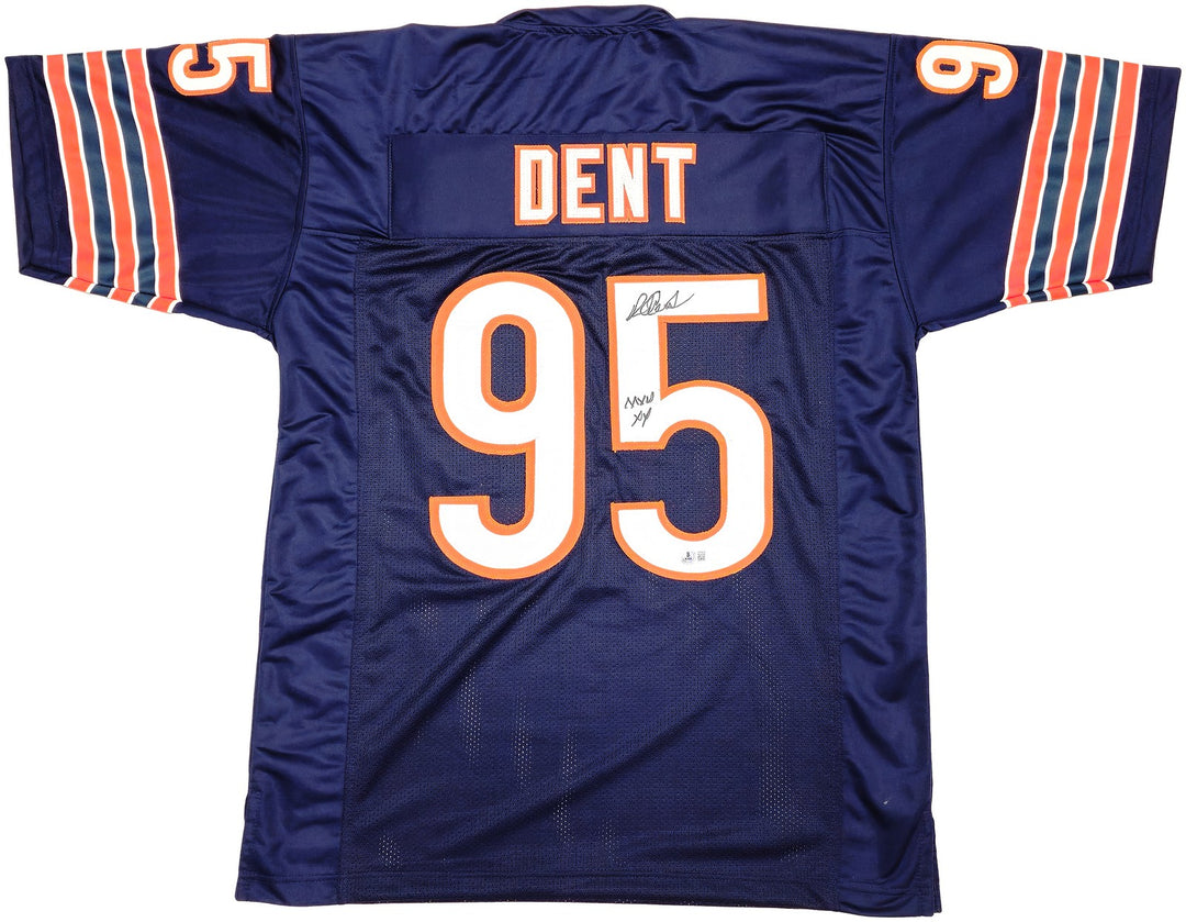 Chicago Bears Richard Dent Signed Blue Jersey "MVP XX" Beckett Witness