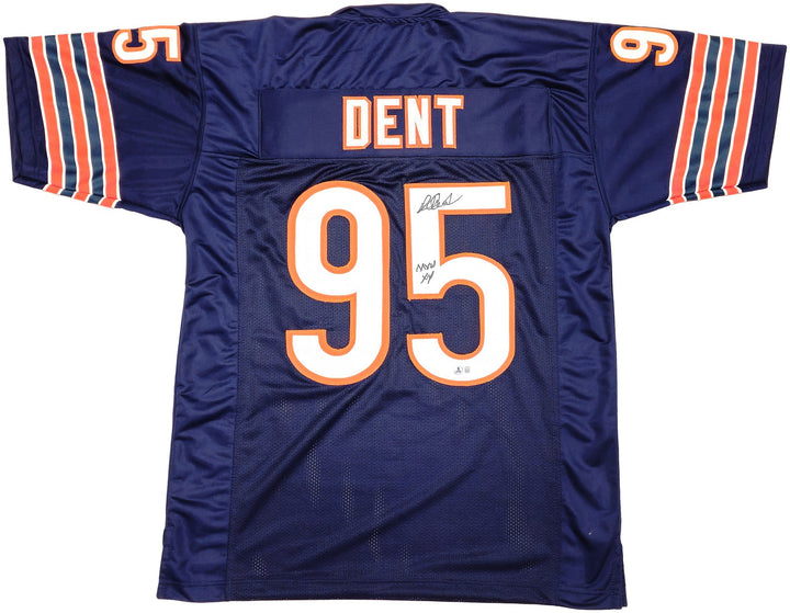 Chicago Bears Richard Dent Signed Blue Jersey "MVP XX" Beckett Witness