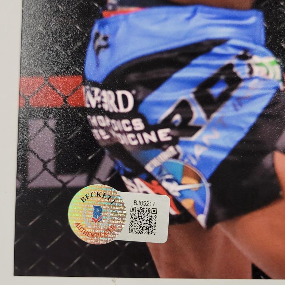 "Smooth" Benson Henderson signed 8x10 Photo Bellator MMA autograph ~ Beckett BAS