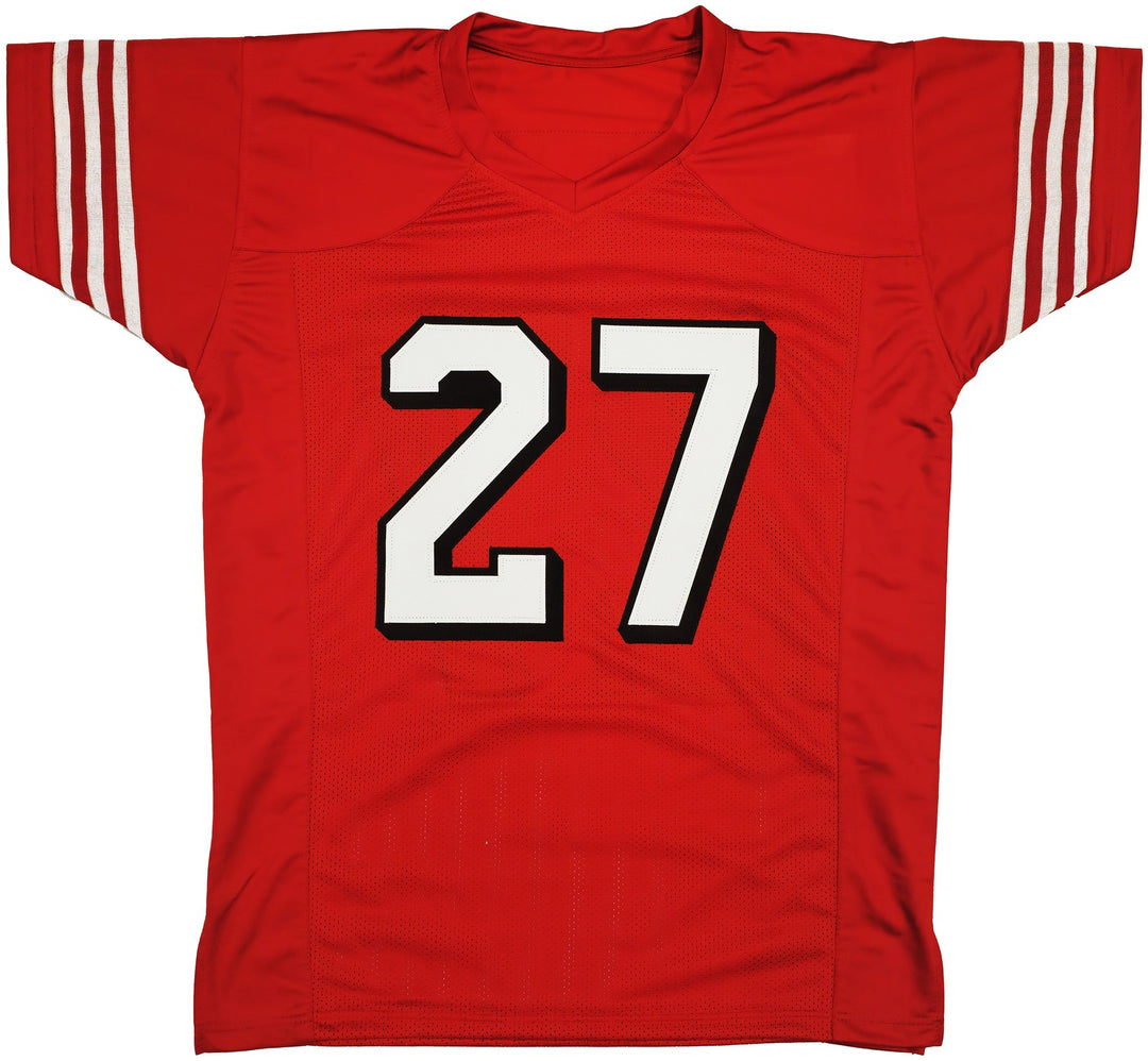 San Francisco 49ers Ji'Ayir Brown Autographed Signed Red Jersey Beckett Witness
