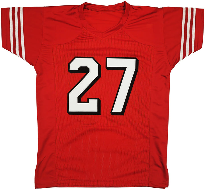 San Francisco 49ers Ji'Ayir Brown Autographed Signed Red Jersey Beckett Witness