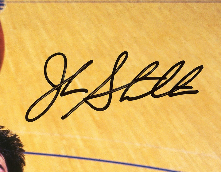 John Stockton Signed 16x20 Photo Utah Jazz Beckett BAS Witness