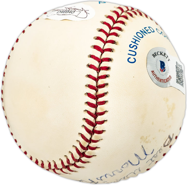 Morris Red Badgro Signed AL Baseball St. Louis Browns Beckett QR