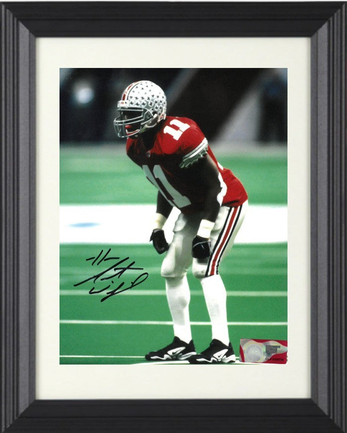 Antoine Winfield signed Ohio State Buckeyes NCAA 8x10 Photo w/ #11 Framed -COA