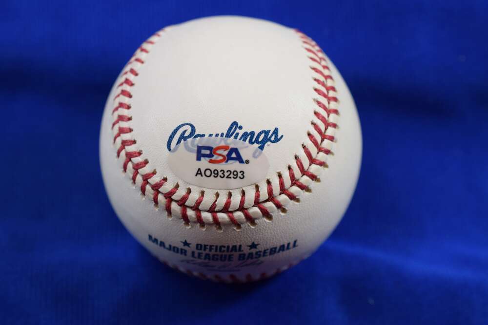 Johnny Podres PSA DNA Autographed Major League Signed Baseball 55 WS MVP