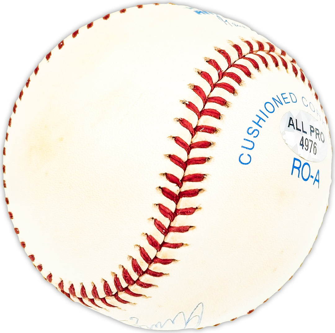 Earl Wilson Autographed AL Baseball Red Sox 6-26-62 No Hitter Beckett QR BM25371