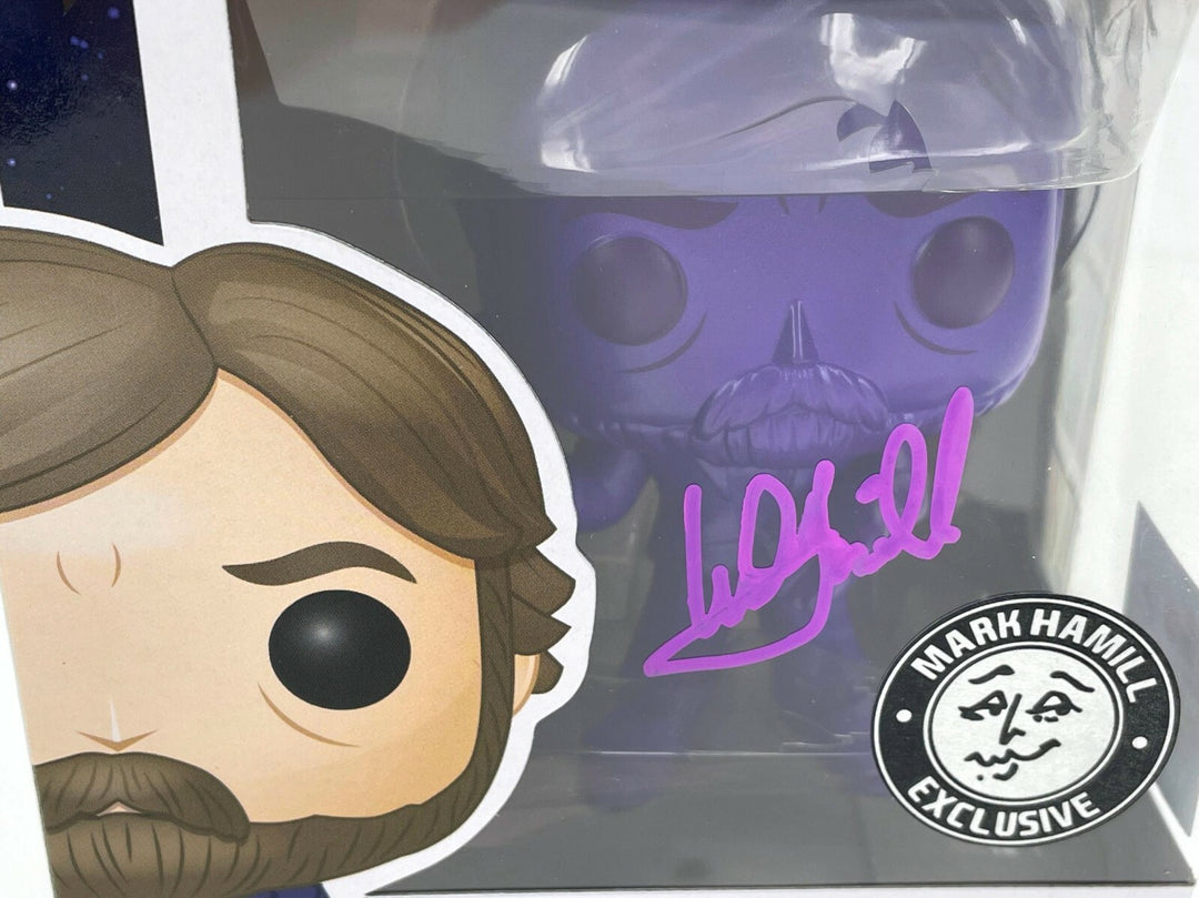 Mark Hamill Autographed Joker Funko Pop Variant Official Pix COA Signed Batman