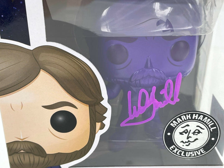 Mark Hamill Autographed Joker Funko Pop Variant Official Pix COA Signed Batman