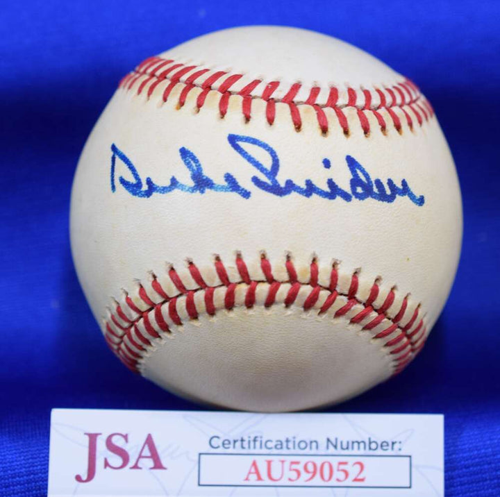 Duke Snider JSA COA Autograph National League Feeney Signed Baseball