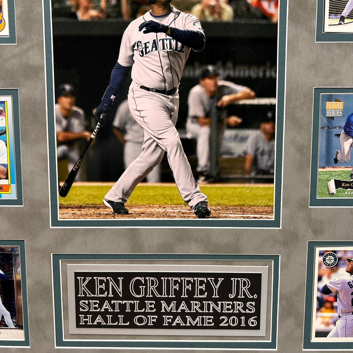 Ken Griffey Jr. 10-Card Custom Display Frame Seattle Mariners