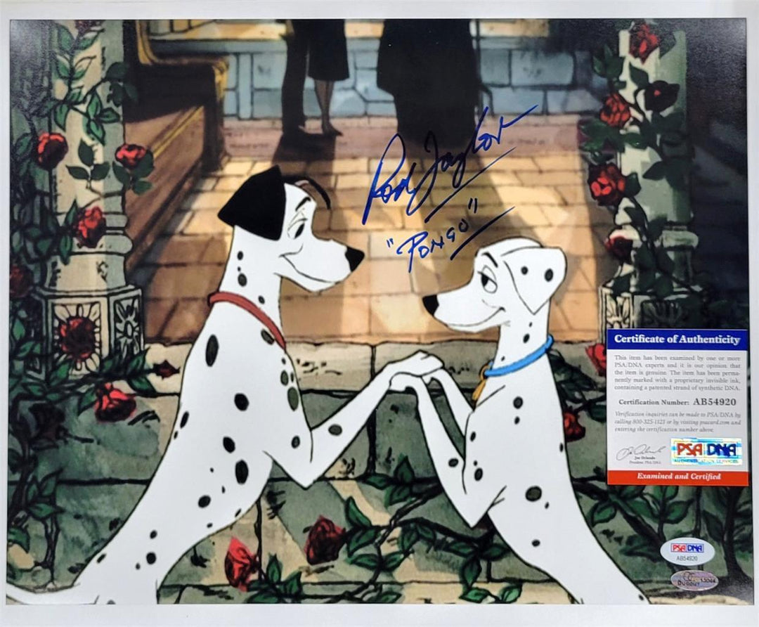 Rod Taylor signed Disney "Pongo" 101 Dalmatians 11x14 photo #2 autograph PSA/DNA