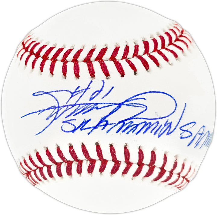 Sammy Sosa Signed Official MLB Baseball Cubs "Slammin Sammy" Beckett Witness