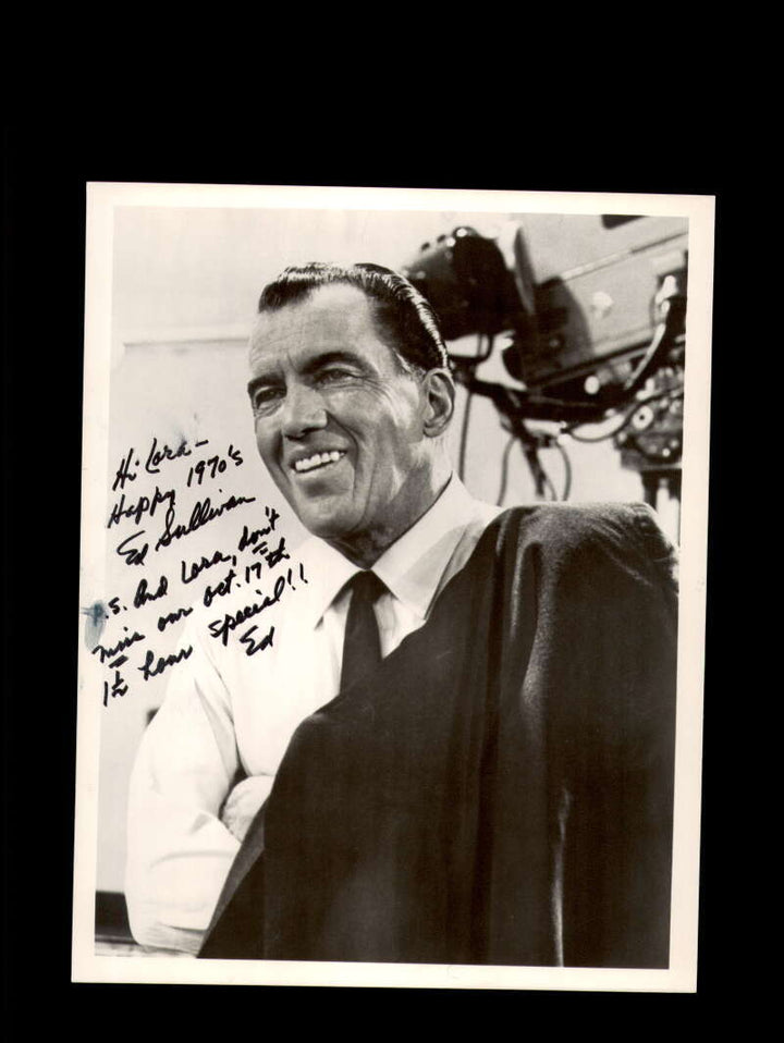 Ed Sullivan JSA Coa Signed 8x10 Photograph Autograph