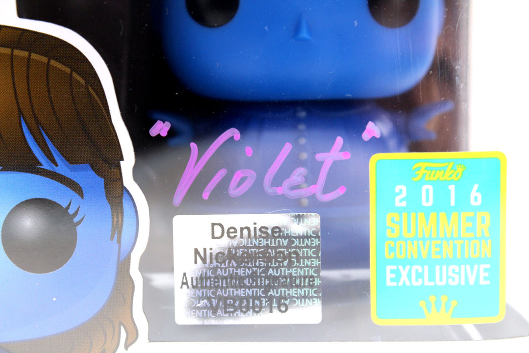 Denise Nickerson Signed Willy Wonka Violet Beauregarde Funko Pop #331 PSA/DNA