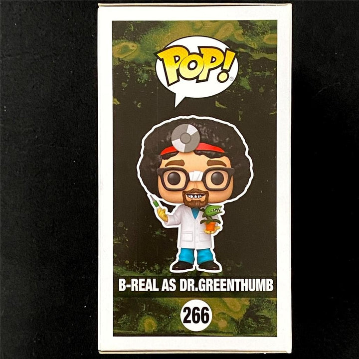 B-Real signed Cypress Hill Dr. Greenthumb Funko Pop! 266 figure autograph PSA