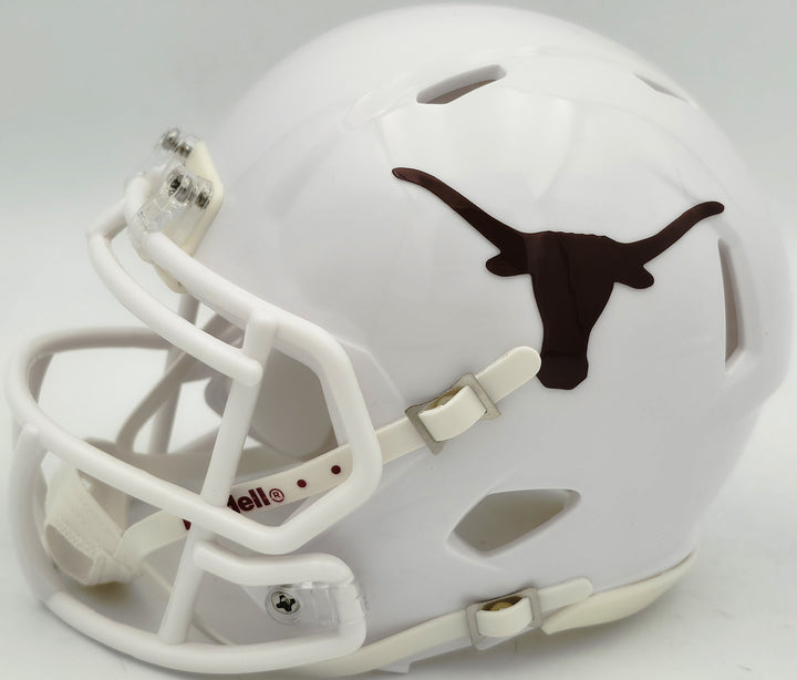 Byron Murphy II Signed Texas Longhorns White Speed Mini Helmet MCS Holo