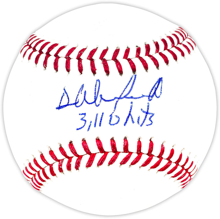 Dave Winfield Signed MLB Baseball New York Yankees "3110 Hits" Beckett Wit