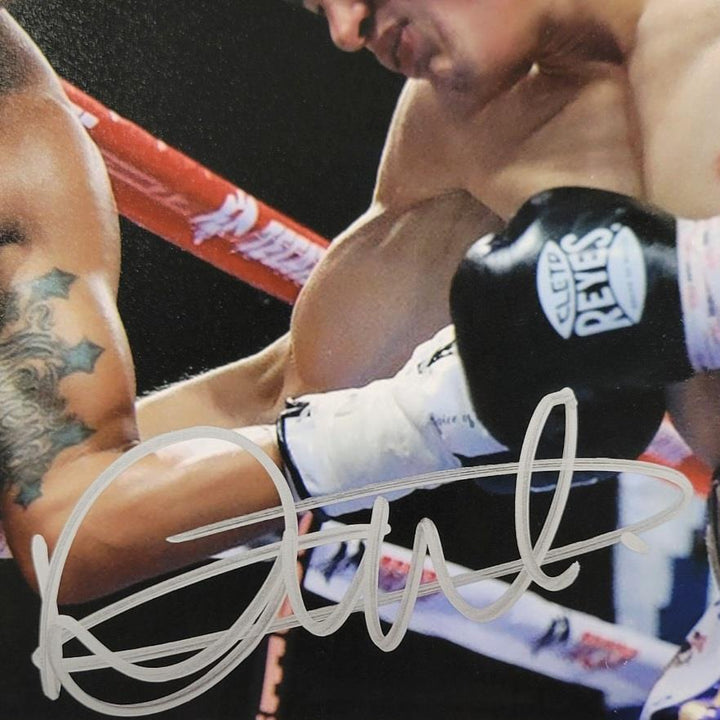 Oscar Duarte signed 8x10 photo boxing autograph (B) ~ Beckett BAS