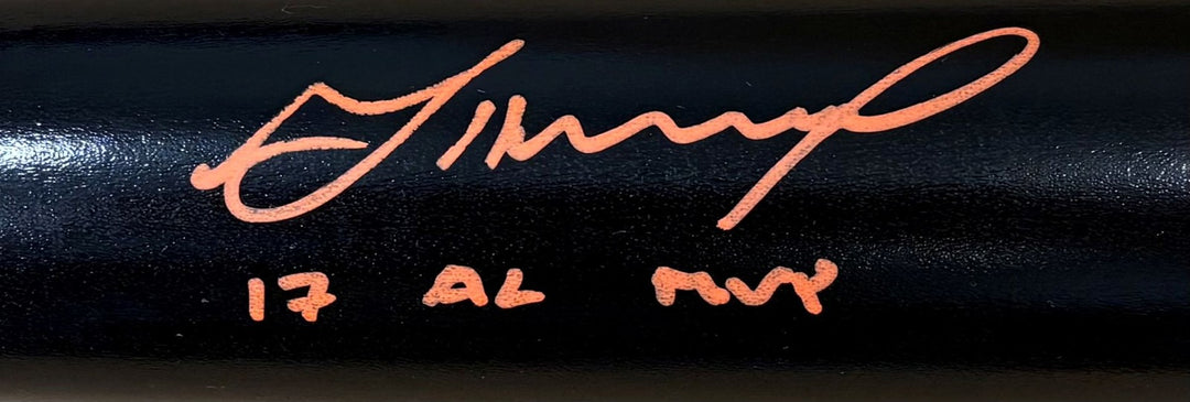 Jose Altuve Astros Signed Black Louisville Slugger Baseball Bat 17 AL MVP BAS
