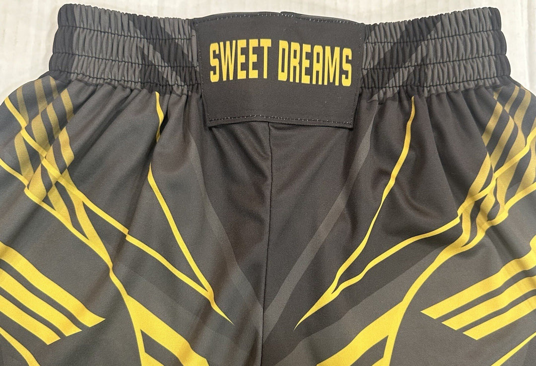 Jamahal Hill Signed UFC Fight Shorts Sweet Dreams Light HW Champion Auto BAS COA