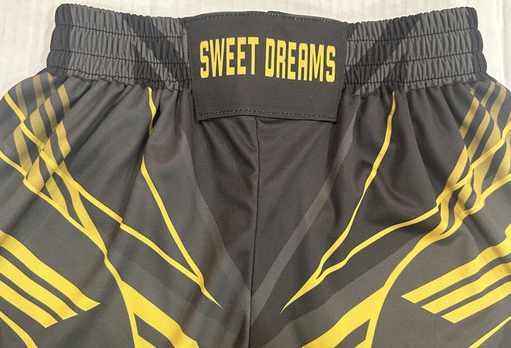 Jamahal Hill Signed UFC Fight Shorts Sweet Dreams Light HW Champion Auto BAS COA
