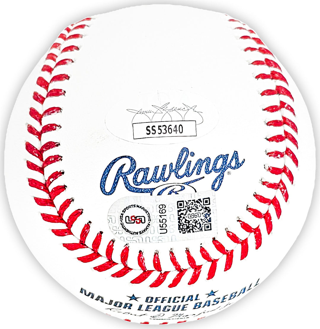 Adrian Beltre Signed Official Retirement Logo MLB Baseball Texas Rangers JSA