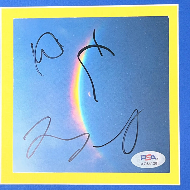 Coldplay Signed CD Cover Framed PSA/DNA Autographed Moon Music