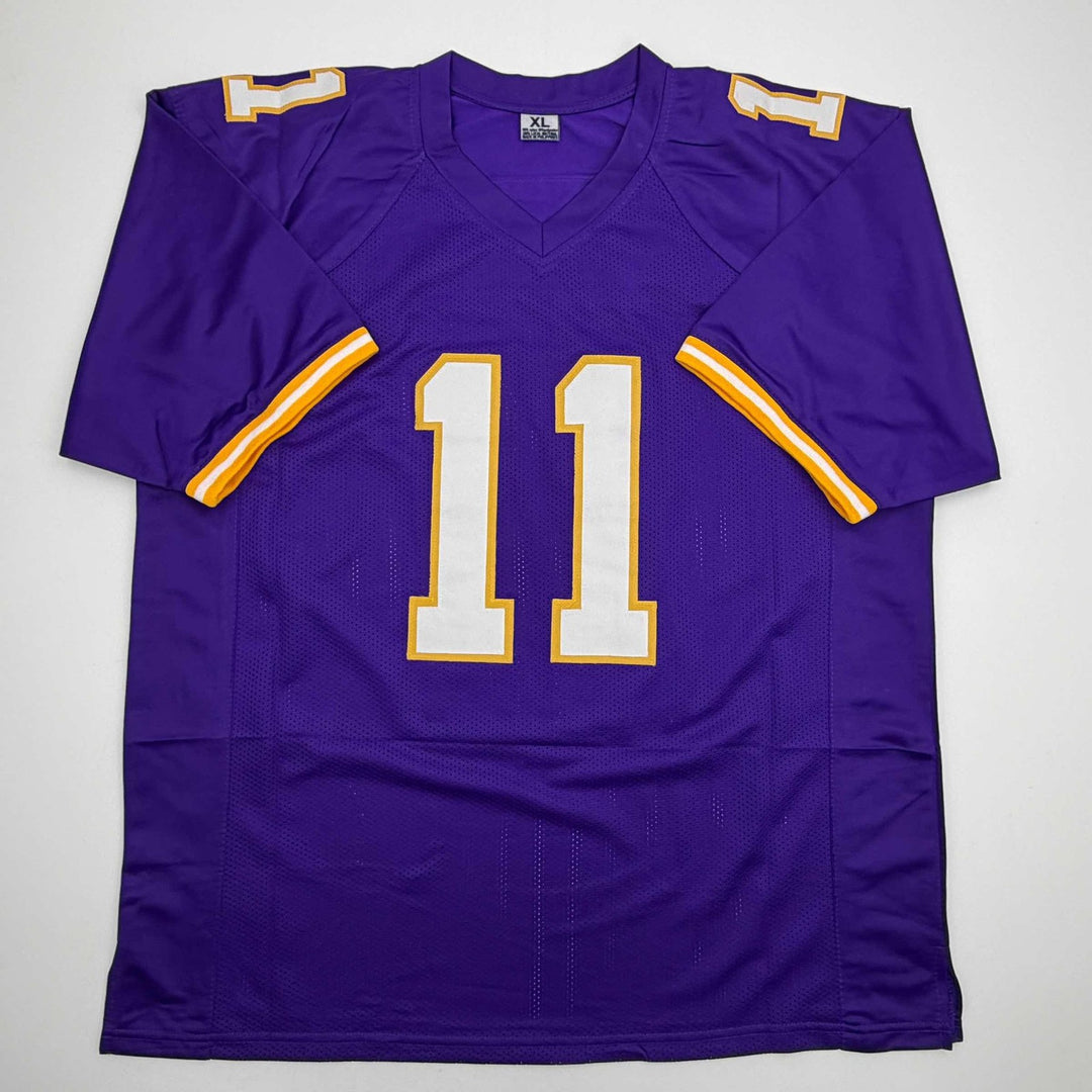 Autographed/Signed DAUNTE CULPEPPER Minnesota Purple Jersey JSA COA