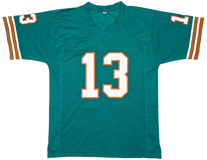 Miami Dolphins Dan Marino Signed Teal Jersey Beckett Witness