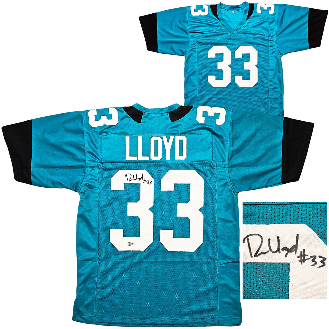 Jacksonville Jaguars Devin Lloyd Signed Teal Jersey Beckett Witness