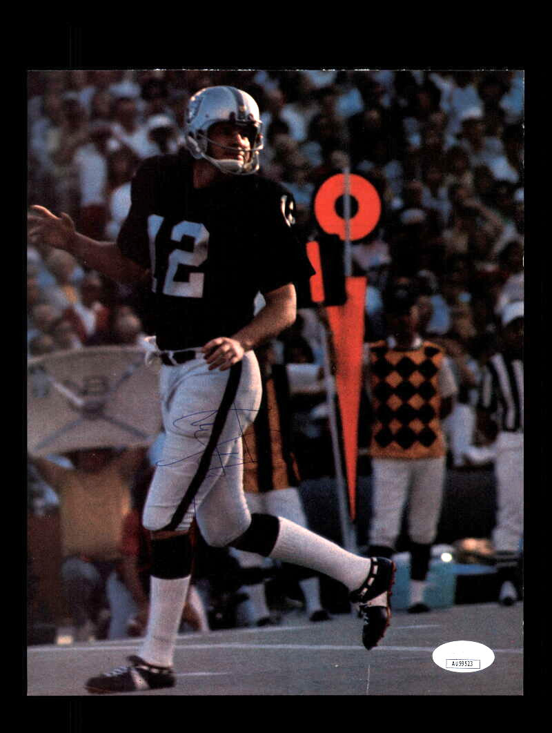 Ken Stabler JSA Autograph 4 8x10 Signed Vintage Photo Raiders