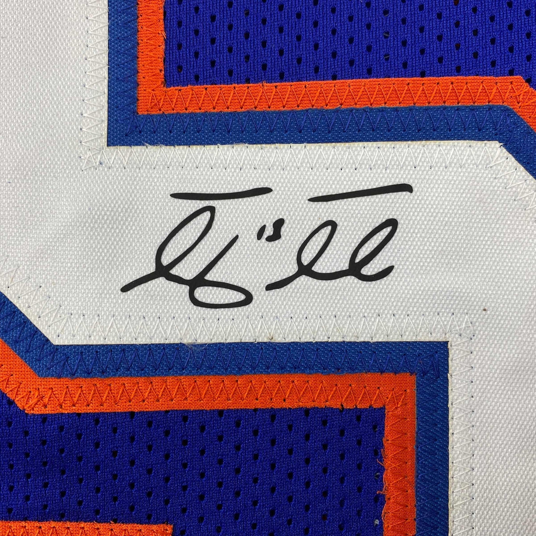 Facsimile Autographed Tim Tebow Florida Blue Reprint Laser Jersey Size Men's XL