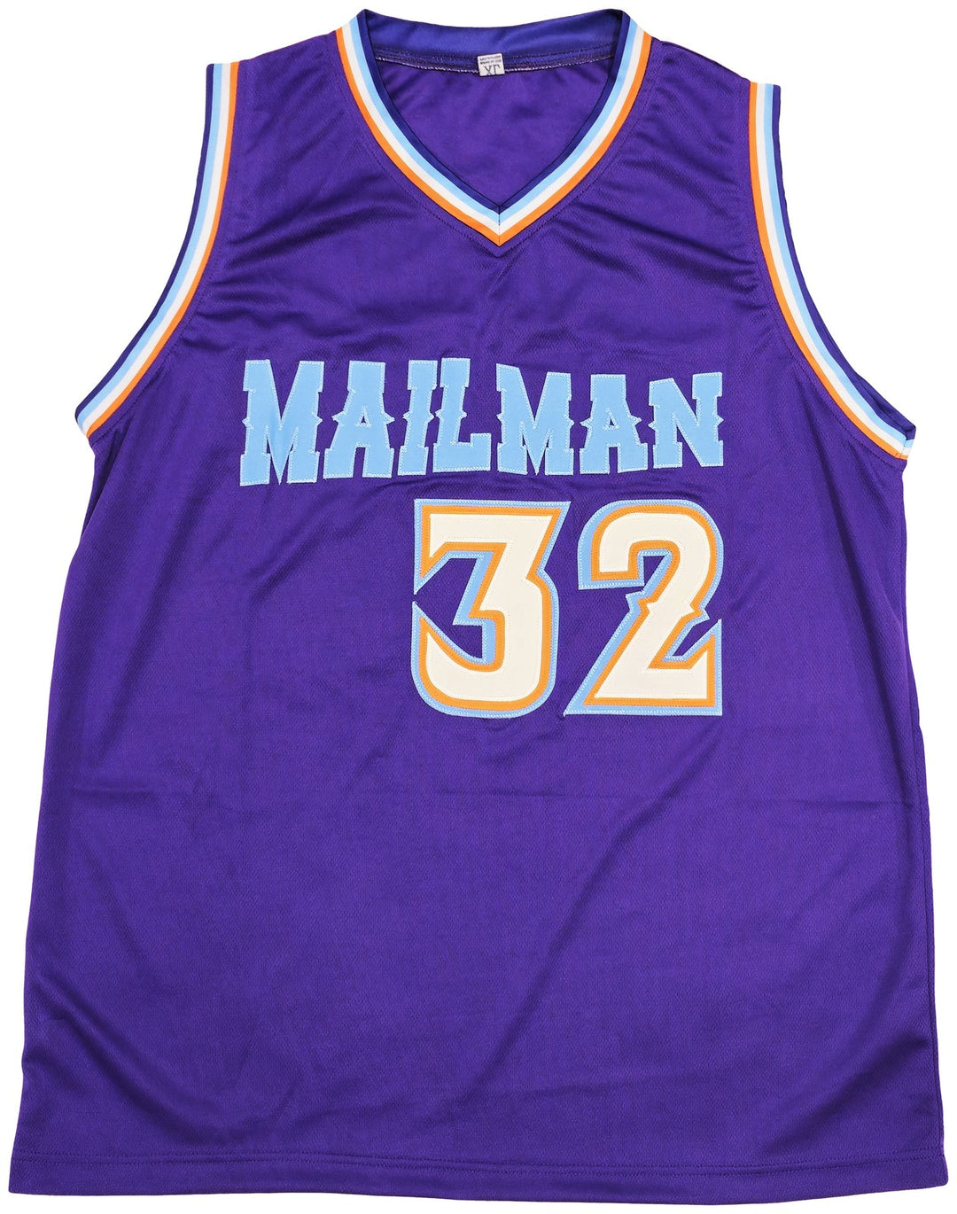 Utah Jazz Karl Malone Autographed Signed Purple Jersey JSA