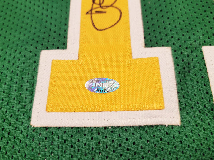Seattle Supersonics Detlef Schrempf Signed Green Jersey MCS Holo