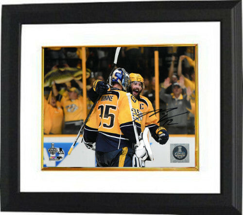Mike Fisher signed Nashville Predators Stanley Cup 2017 Final 8x10 Photo Framed