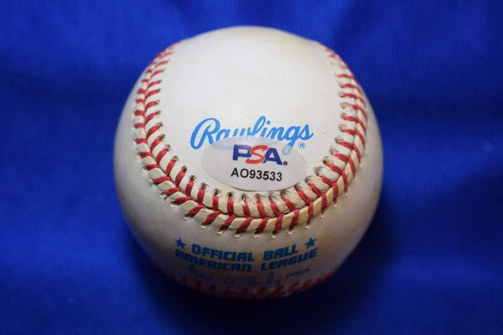 Mike Mussina PSA DNA Autograph American League Signed Baseball OAL