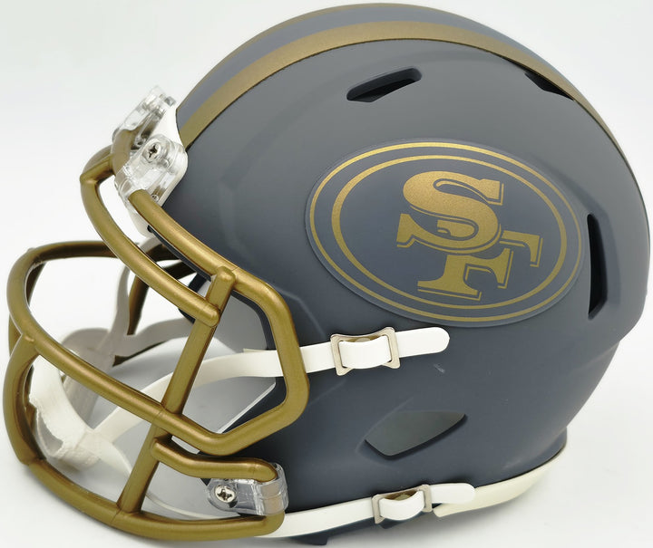 Deebo Samuel Signed 49ers Slate Gray Speed Mini Helmet Fanatics Holo
