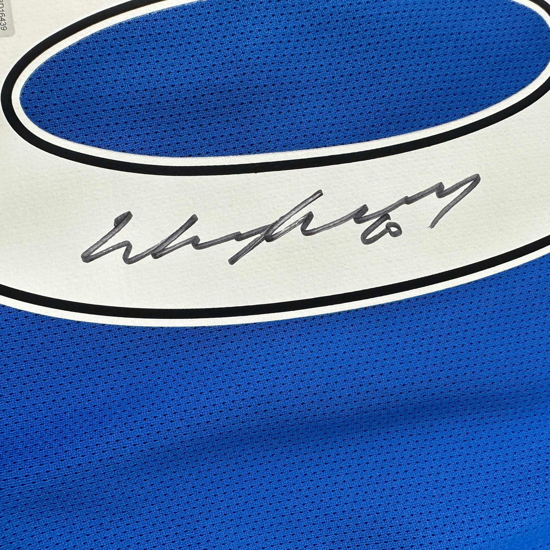 Autographed/Signed Wayne Rooney Manchester United Blue Jersey Beckett BAS COA