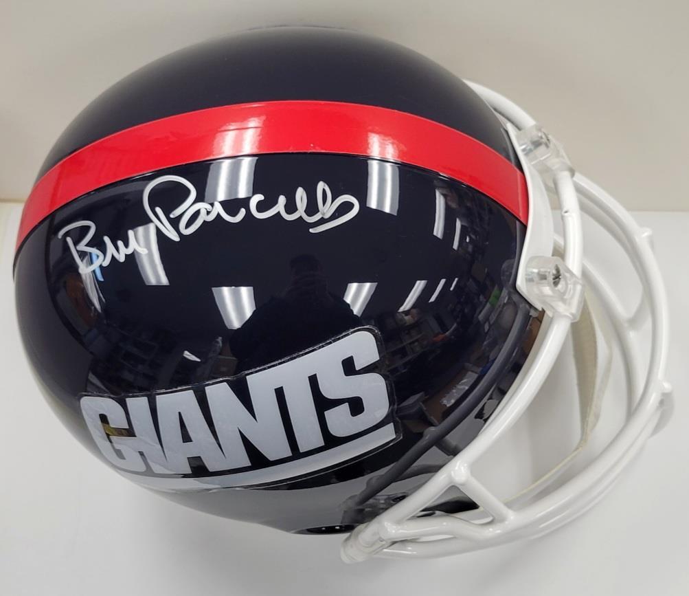 Bill Parcells signed Full Size Replica Helmet NY Giants autograph Fanatics Holo