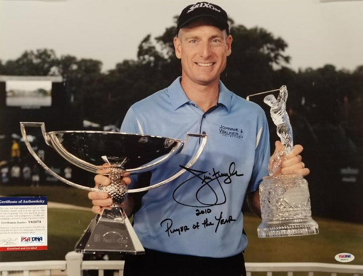 Jim Furyk Signed 16x20 Autograph Photo "2010 POY" Auto Golf ~ PSA/DNA COA