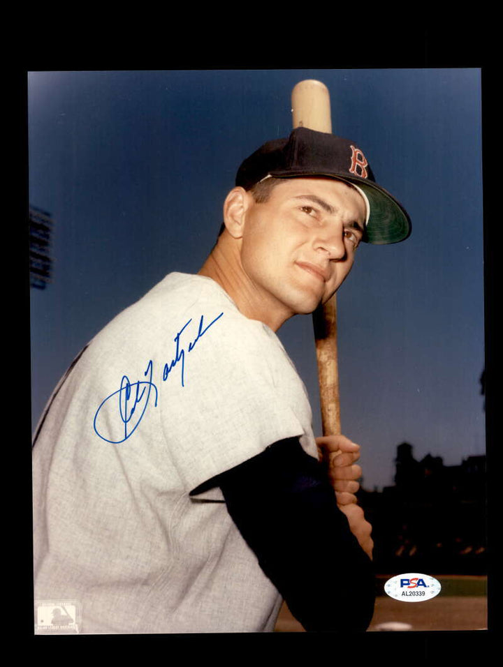 Carl Yastrzemski PSA DNA Signed  8x10 Photo Autograph Red Sox