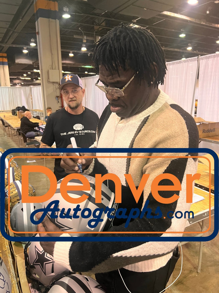 Michael Irvin Autographed Dallas Cowboys Authentic Rave Helmet Beckett 56354
